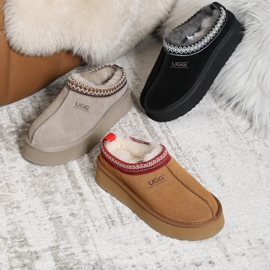 호주 어그 타즈 플랫폼 타스만 통굽 에버어그 스티치 AS UGG 정품 | 크로켓