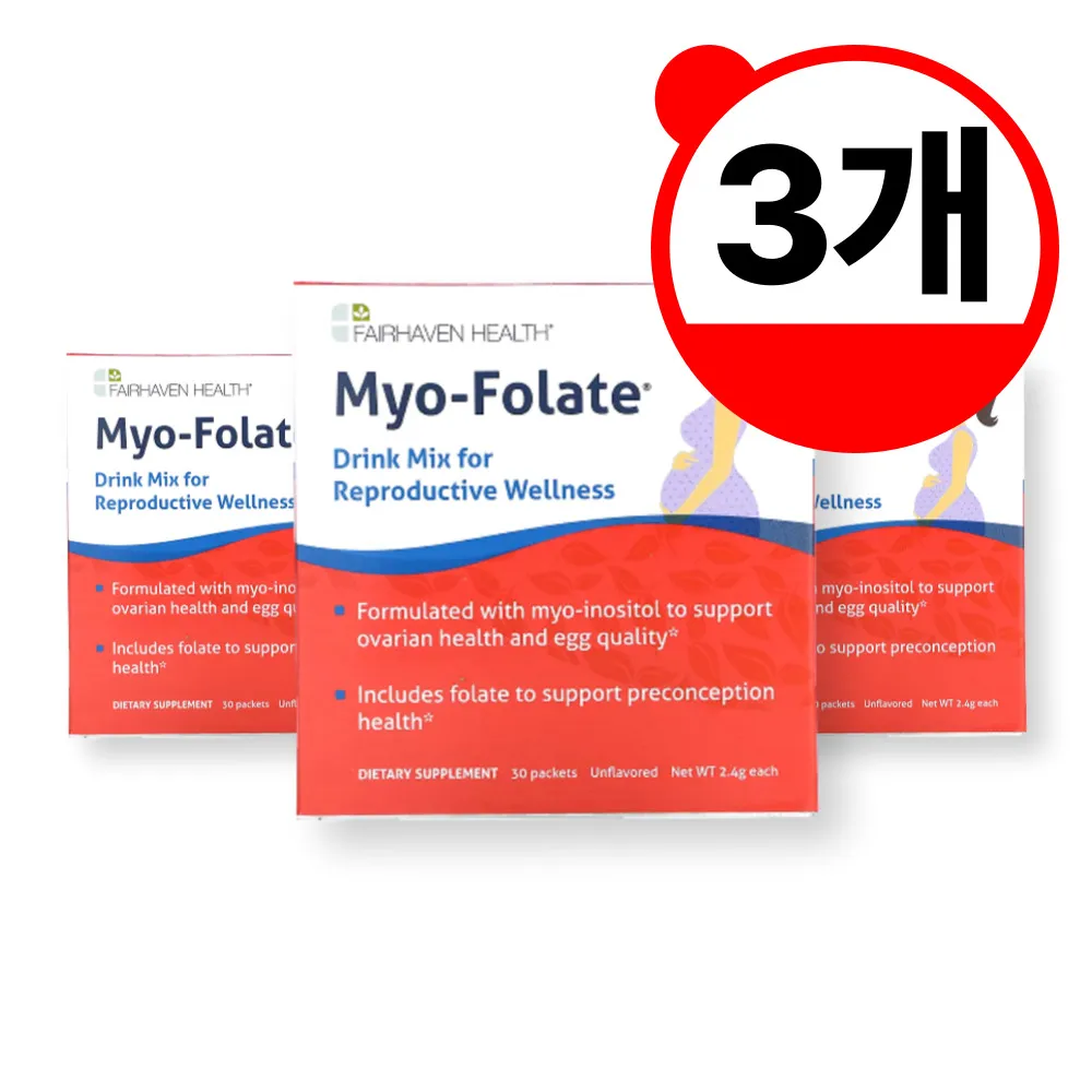 3개 페어헤븐 미오폴레이트 미오이노시톨 활성형엽산 30포 MyoFolate | 상품 상세 | 크로켓