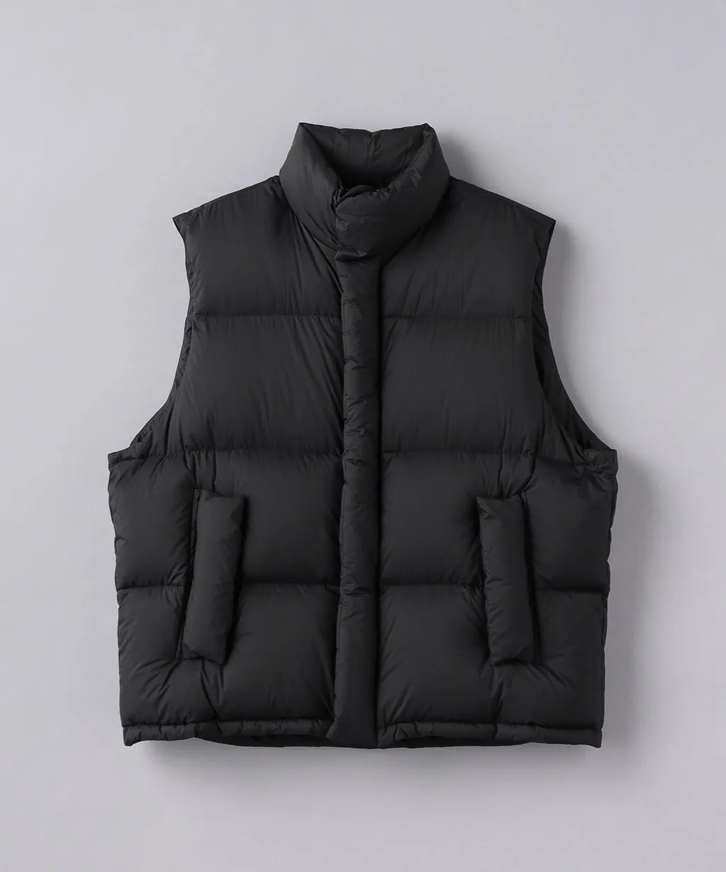 오라리 AURALEE SUPER LIGHT NYLON RIPSTOP DOWN VEST | 크로켓 SUPER