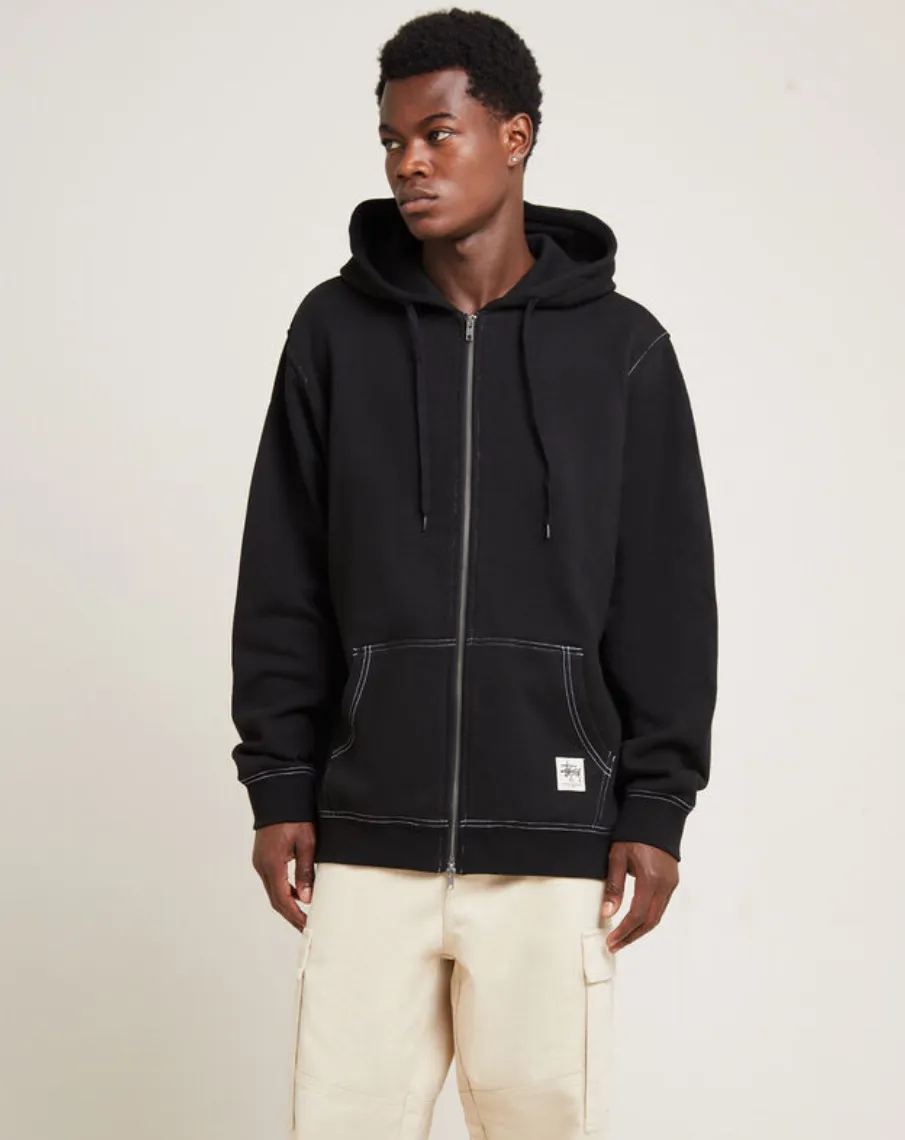 신상 특가]스투시 더블 페이스 라벨 짚 후디 Stussy Double Face