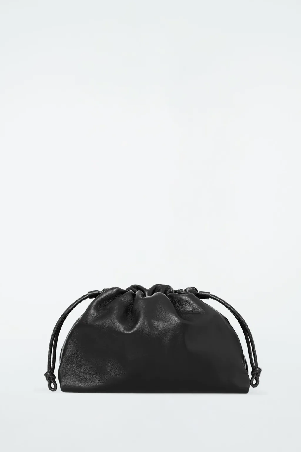 코스 미니 카바텔리 클러치 블랙 레더 가죽 크로스백 만두백 1214224001