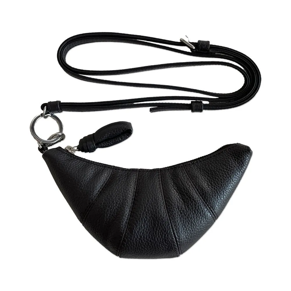 르메르 크로스바디 크루아상 코인 퍼스 다크 초콜릿 SL0054-LL0018-BR490 | 크로켓