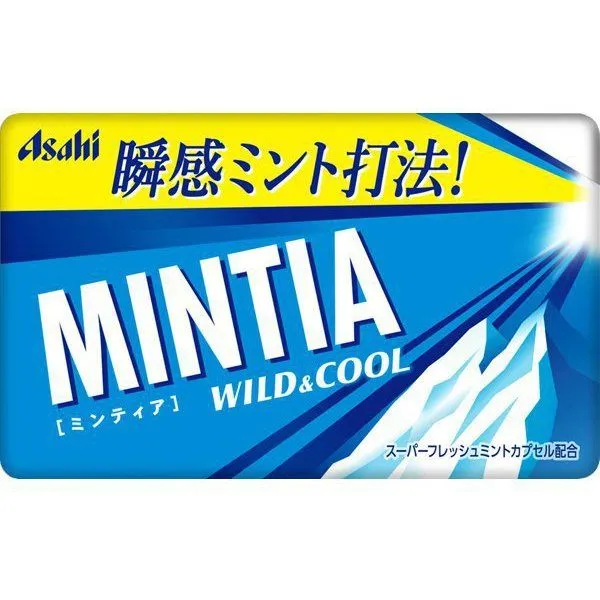 아사히식품 민티아 MINTIA 와일드&쿨 50알입 일본사탕 일본캔디 일본간식