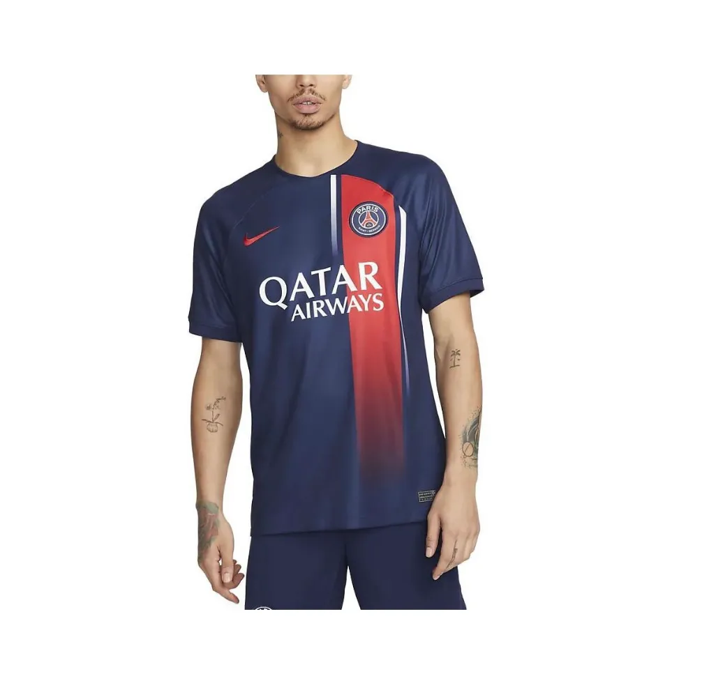 나이키 파리 생제르맹 2023/24 드라이핏 스타디움 홈 저지 미드나잇 네이비 DX2694-411