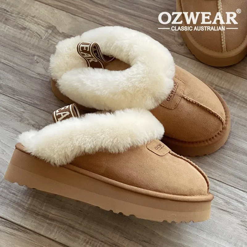 ++익일수령++박싱데이특가 재고소진시까지++오즈웨어 플랫폼 코켓 밴딩 어그슬리퍼 OZ114PEB