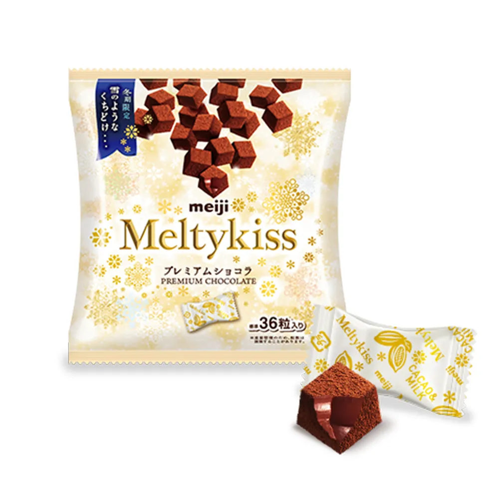 메이지 멜티키스 쇼콜라 프리미엄 생초콜릿 대용량 124g 일본 초콜렛
