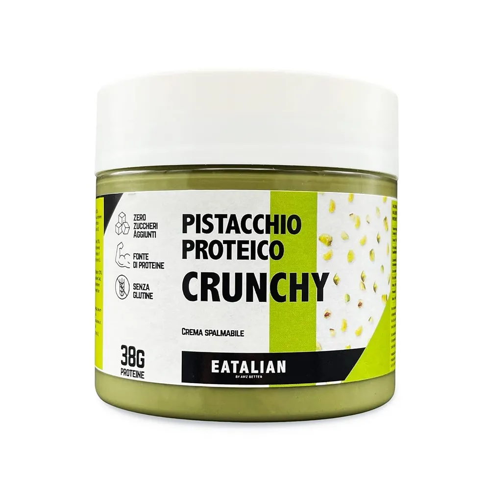 EATALIAN 프로틴 크런치 피스타치오 스프레드 크림 200g AMZ BETTER EATALIAN Spreadable Crunchy