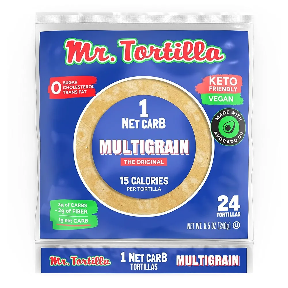 [해외] Mr. Tortilla 케토 소프트 타코쉘 24개입 멀티그레인 Mr. Tortilla Low Carb Keto Soft Taco Shells