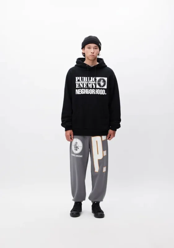 NEIGHBORHOOD 네이버후드 X PUBLIC ENEMY.SWEATPARKA LS 스웨트