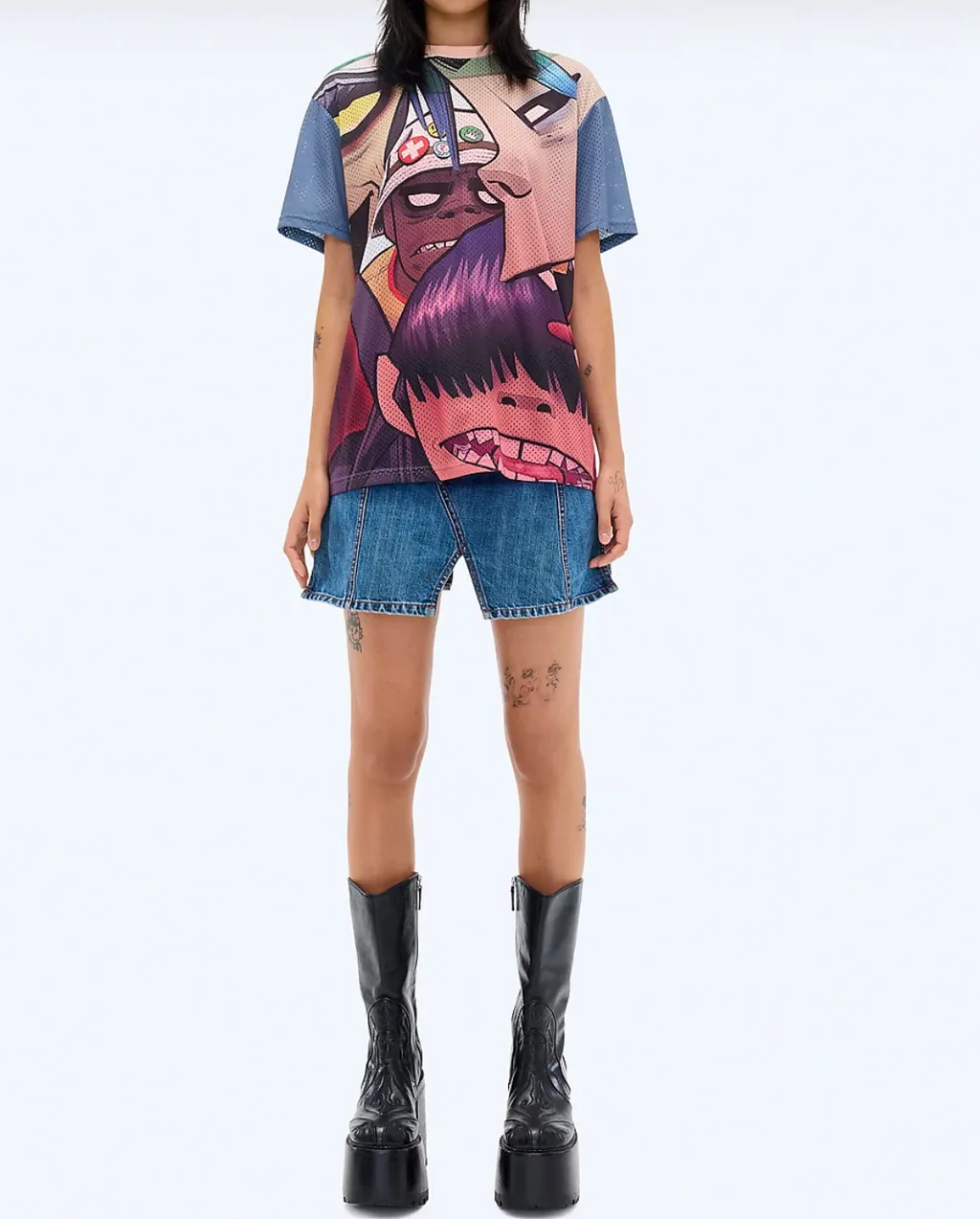 トップス heaven by MARCJACOBS Gorillaz mesh tee heaven by MARCJACOBS Gorillaz mesh tee レディース