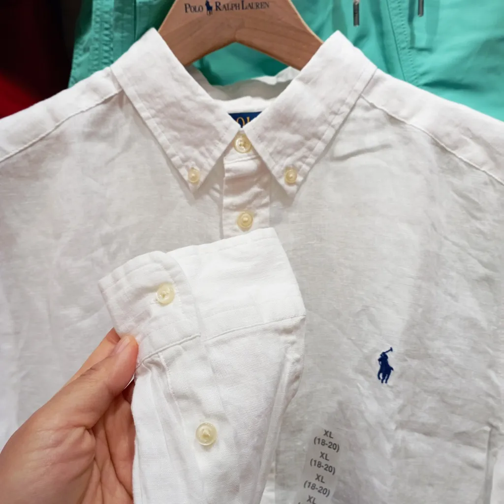 폴로랄프로렌 보이즈 린넨 셔츠 2컬러