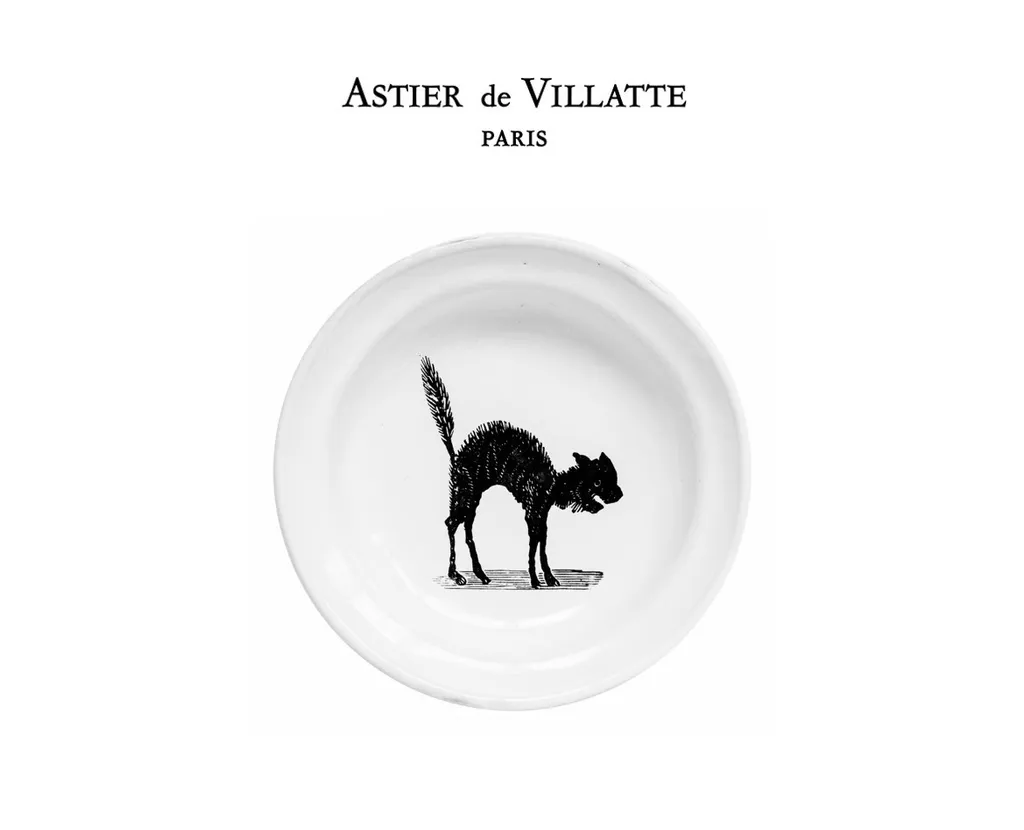[해외] 아스띠에드빌라트 (Astier de Villatte) Arched cat dish [관부가세포함]