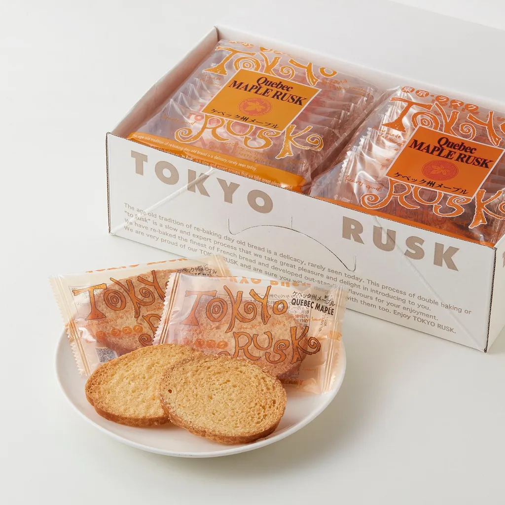 TOKYO RUSK 도쿄러스크 퀘벡 메이플 러스크 16매입 | 크로켓