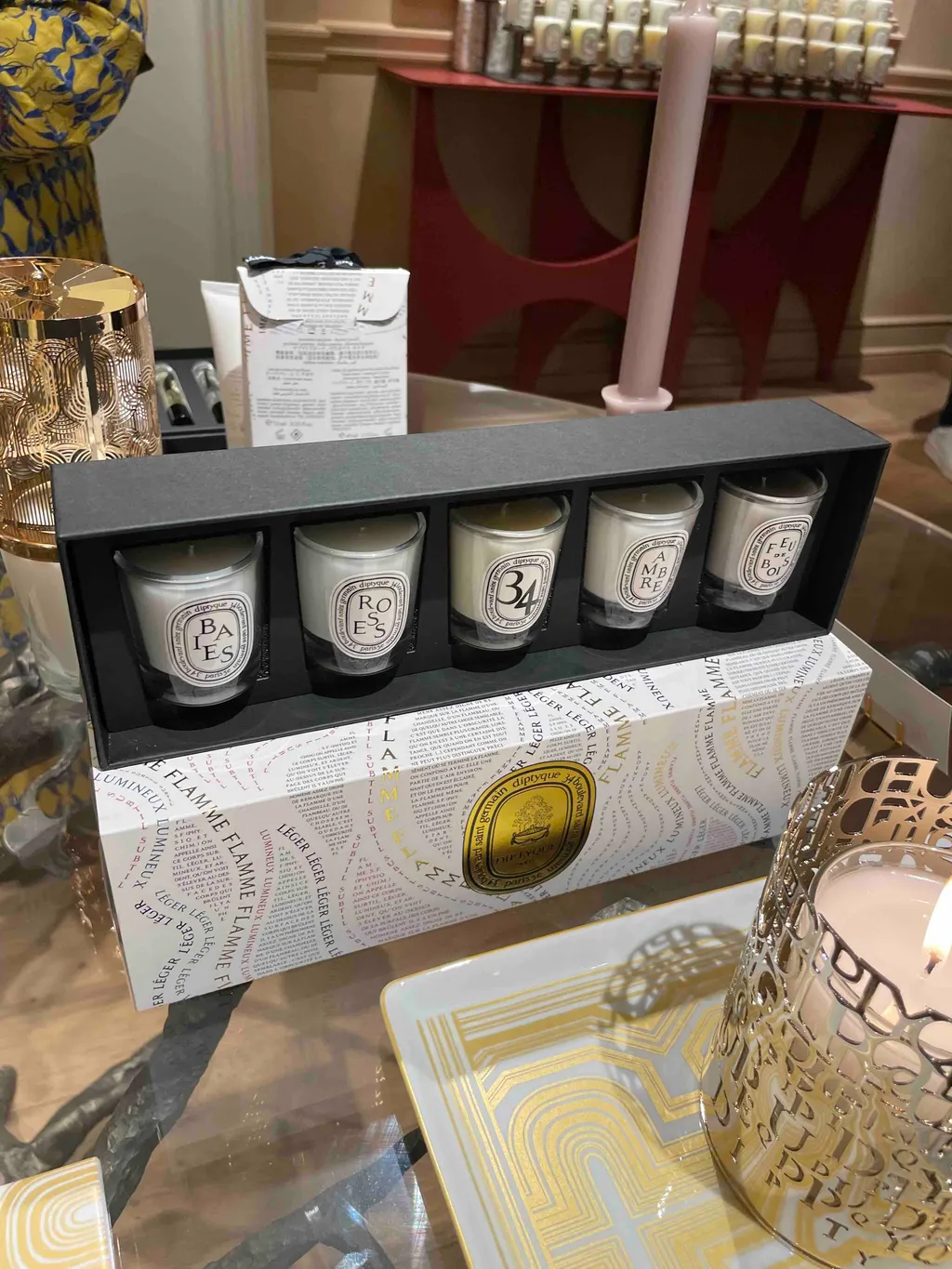 딥티크 미니 캔들 기프트 세트 | 크로켓