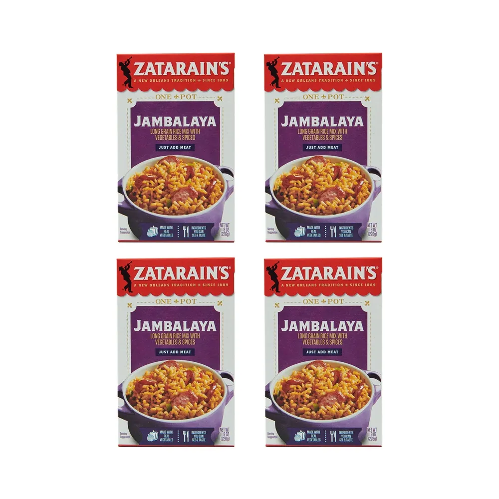 [해외] Zatarain 자타라인 잠발라야 라이스 340g 4개