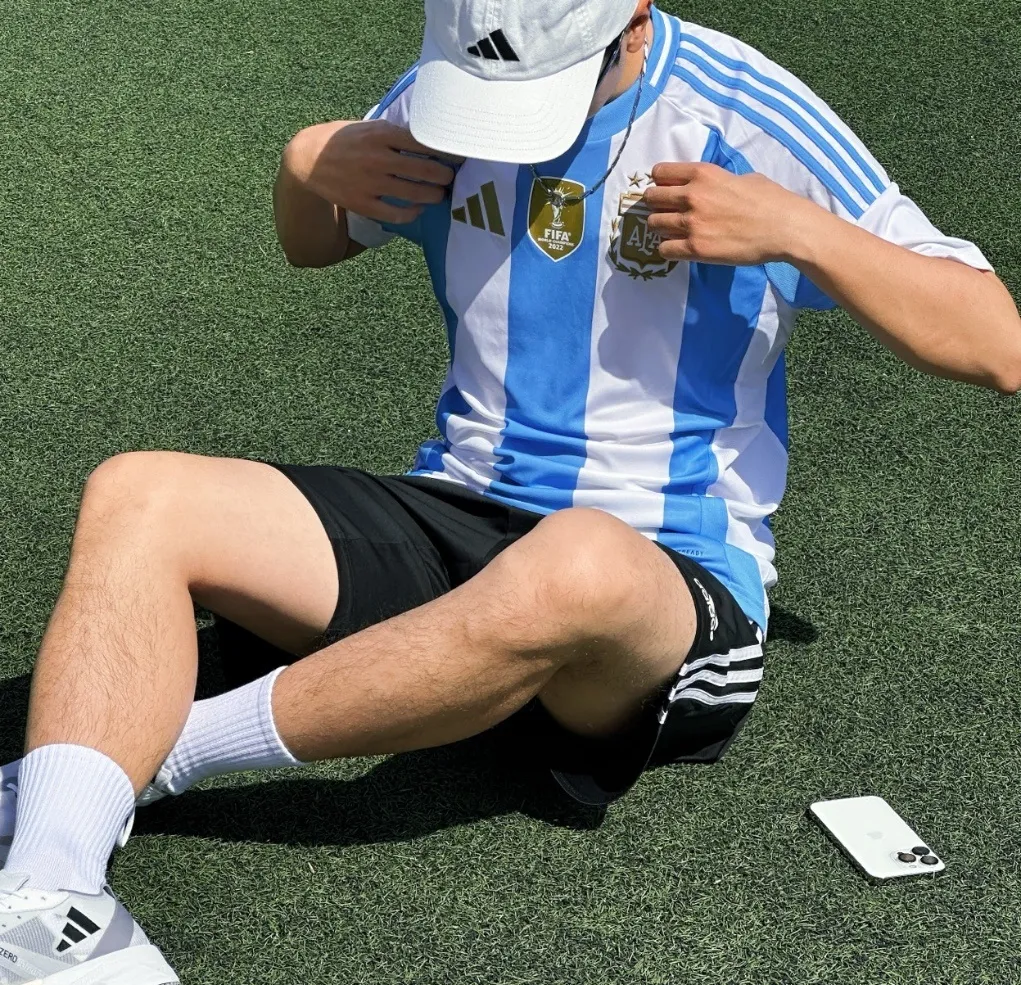 아디다스 아르헨티나 24/25 홈 레플리카 유니폼 져지 메시 IP8409