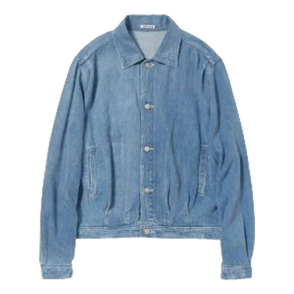 오라리 셀비지 페이디드 라이트 데님 블루종 라이트인디고 A24SB04DE | 크로켓