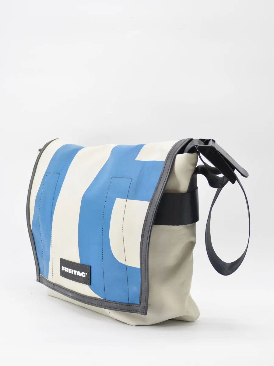 FREITAG 프라이탁 덱스터 메신저백 F14 Dexter 라이트블루 화이트 1601