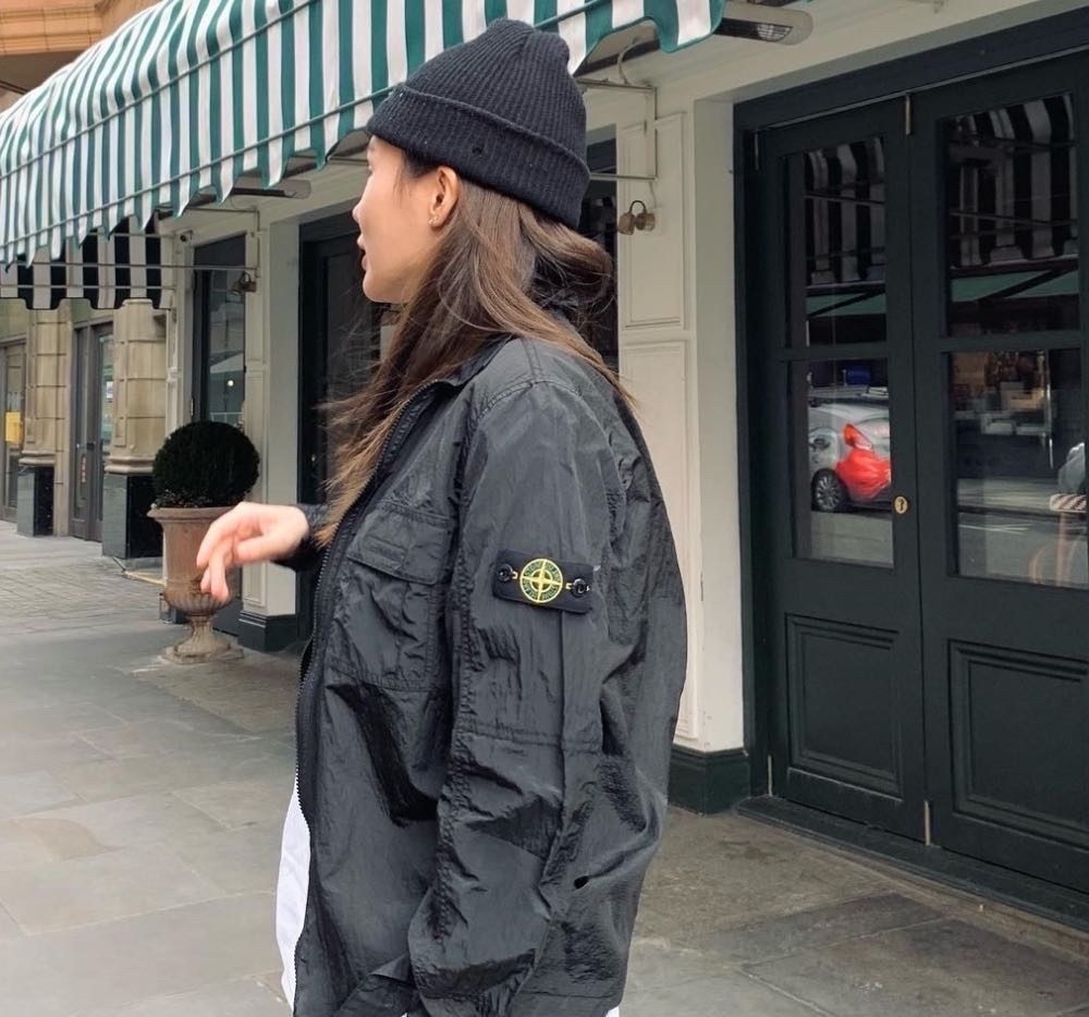 스톤아일랜드 주니어 나일론 오버셔츠