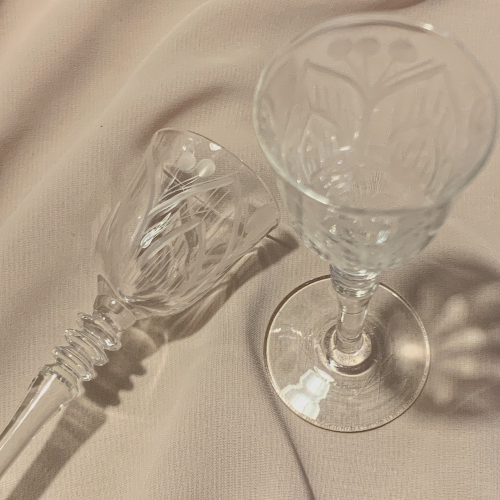 미국 빈티지 코디얼 쉐리잔 미니 와인잔 1p [집들이 선물추천] | 크로켓