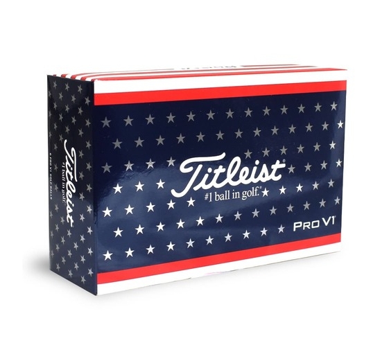 <b>타이틀리스트</b> [해외] <b>타이틀리스트</b> <b>2021</b> PRO <b>V1</b> USA  플래그 골프공 6pcs