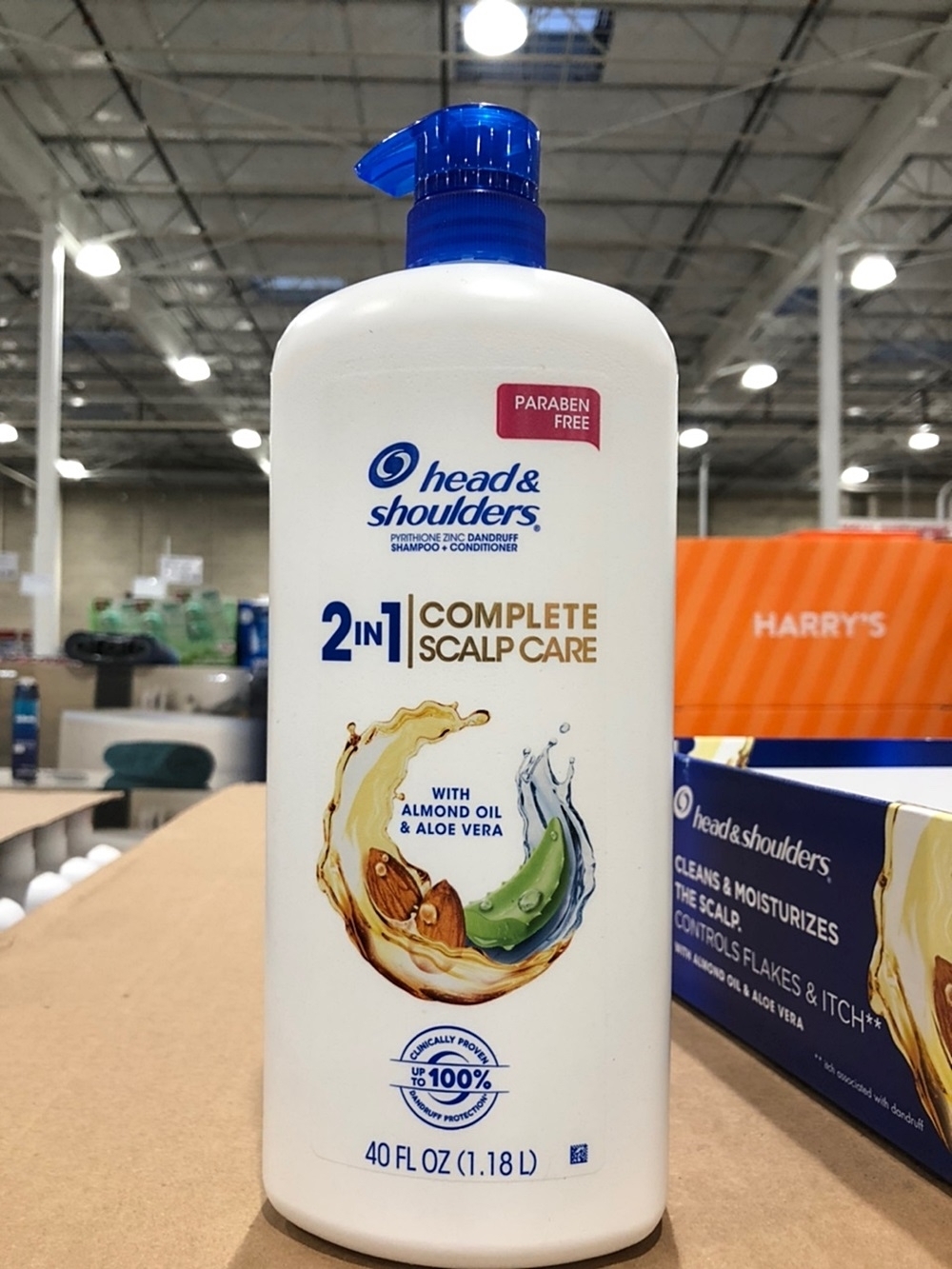 코스트코 헤드앤숄더 투인원 두피 비듬 샴푸컨디셔너 아몬드오일 알로에베라 1.18L 대용량