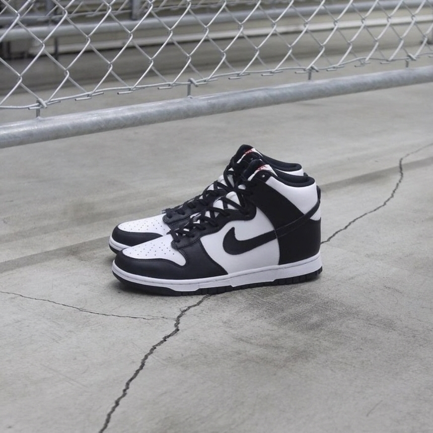 나이키 덩크 하이 블랙앤화이트 덩크하이범고래 덩크범고래 DD1869-103