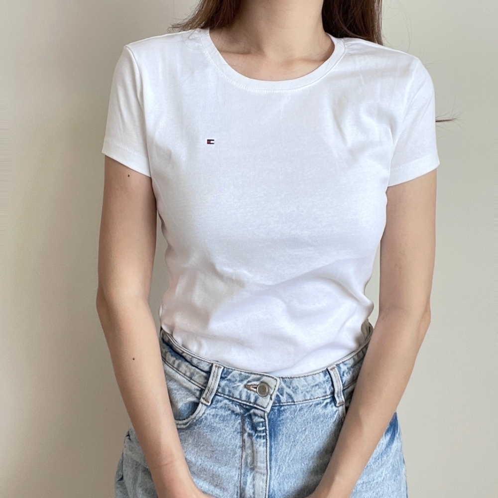 재고세일타미힐피거 여성 로고 반팔 티셔츠 4종 | Croket
