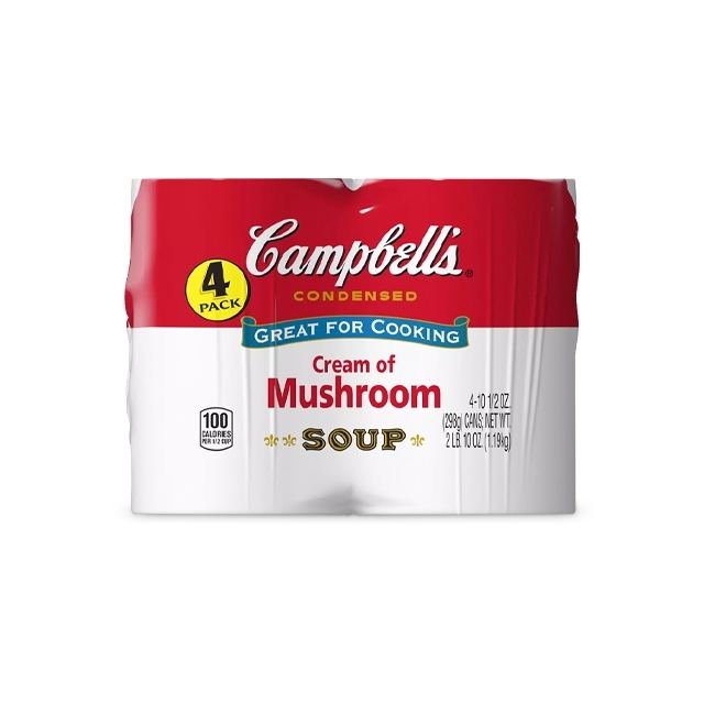 Campbell's 캠벨 스프 대용량 크림 오브 머쉬룸 스프 | 크로켓