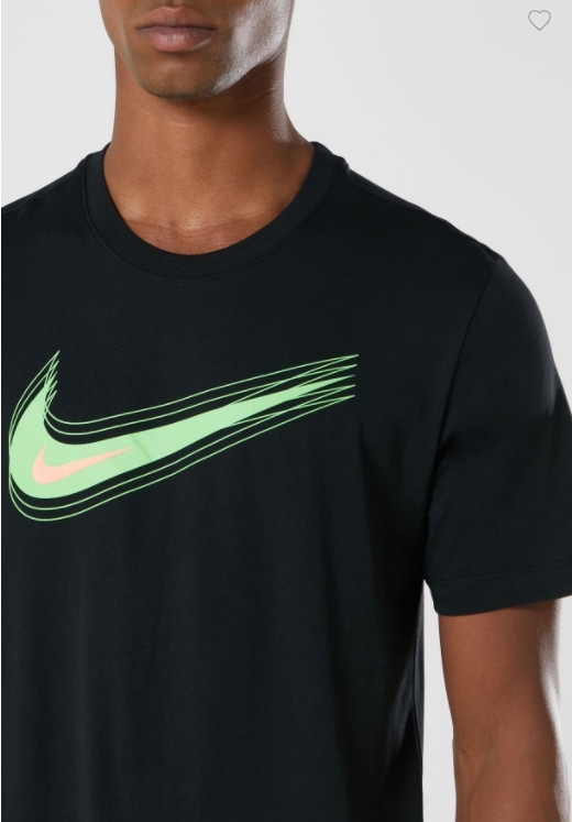 나이키 스우시 로고 반팔 티 DB6470 010 크로켓