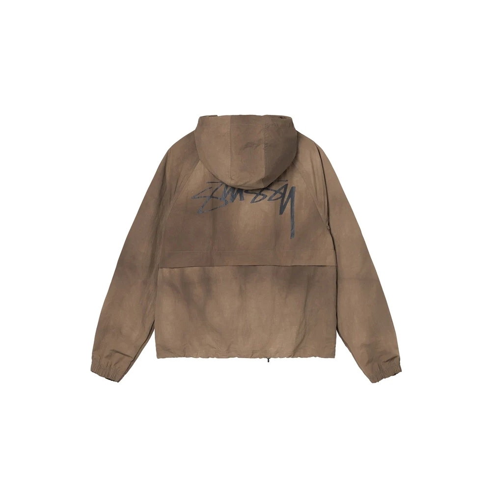 Mサイズ stussy WAVE DYE BEACH SHELL brown STUSSY Wave Dye Beach