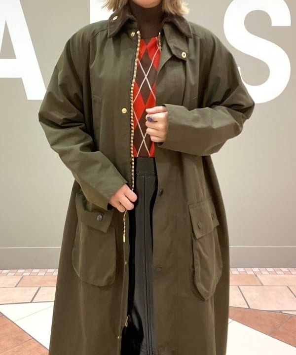 Barbour×BEAMS BOY/別注Balvenie Long Jacket Barbour × BEAMS BOY