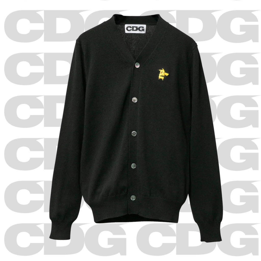 CDG 포켓몬 / CDG x Pokemon KNIT CARDIGAN WITH EMBLEM | 크로켓