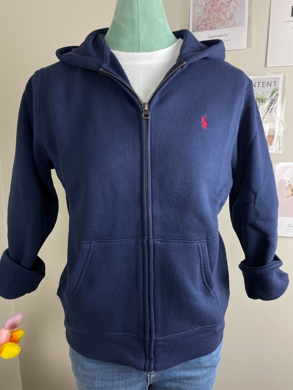 폴로 랄프로렌 빅보이 기모 후드집업