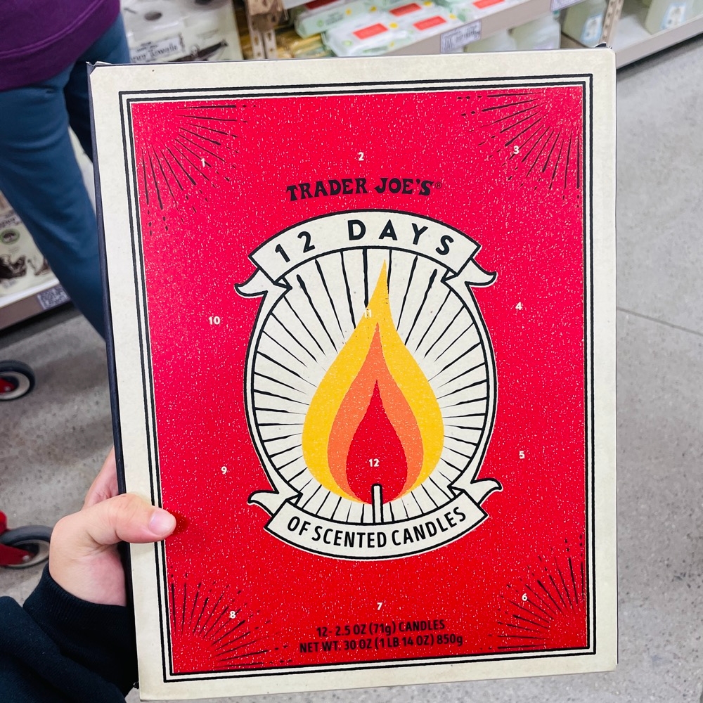 트레이더조 어드벤트 캘린더 향초 12일 크리스마스 캔들선물 850g