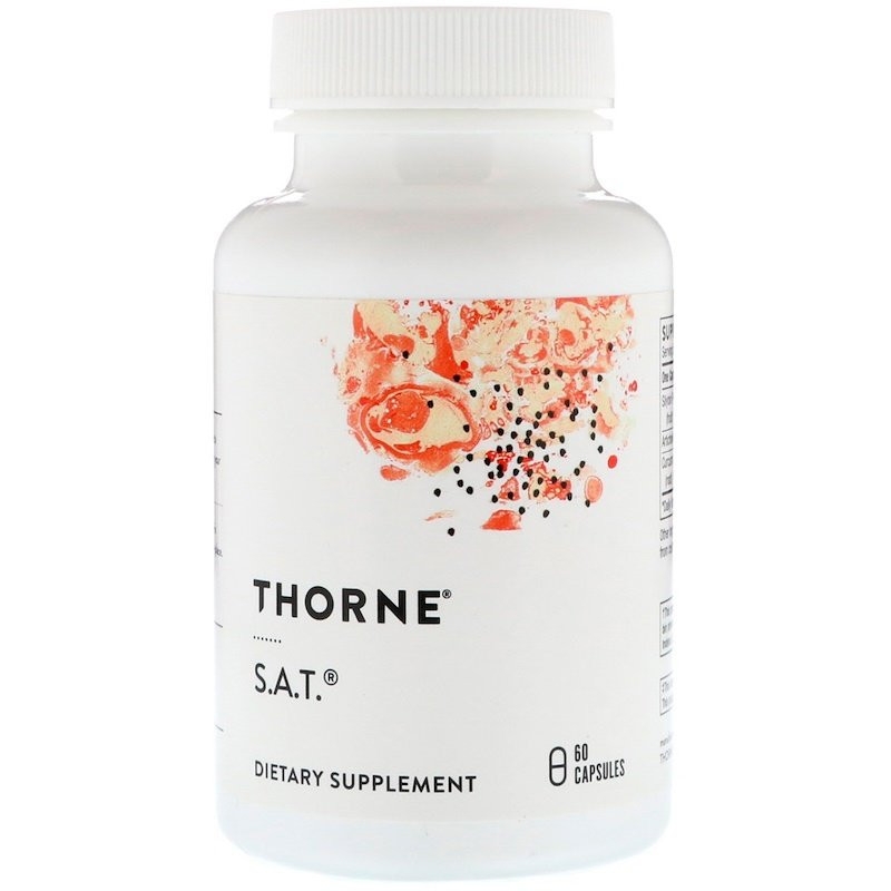 [해외] 쑌리서치 SAT 60캡슐 Thorne Research SAT 손리서치 에스에이티