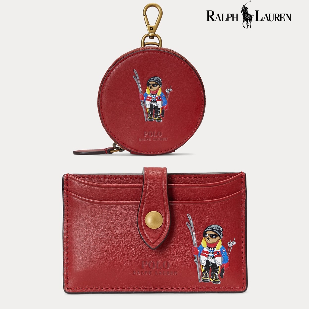 ［HOT딜] 폴로 랄프로렌 남녀공용 코인 카드 지갑 동전 가죽 파우치 Polo Bear Coin Pouch