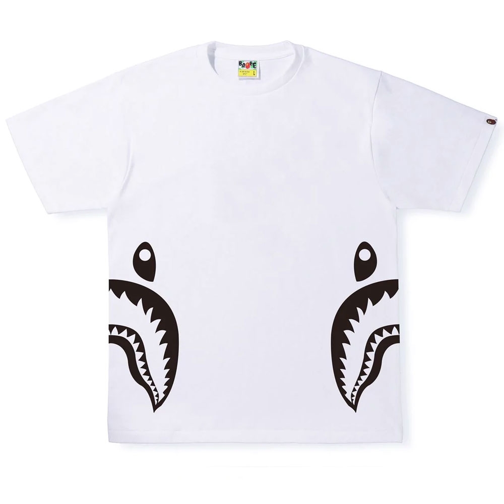 베이프 바이컬러 사이드 샤크 반팔티 1I30110027 | 크로켓