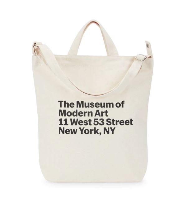 MoMA x Baggu 모마 바쿠 리사이클 코튼 에코백 (2가지 색상) 크로켓