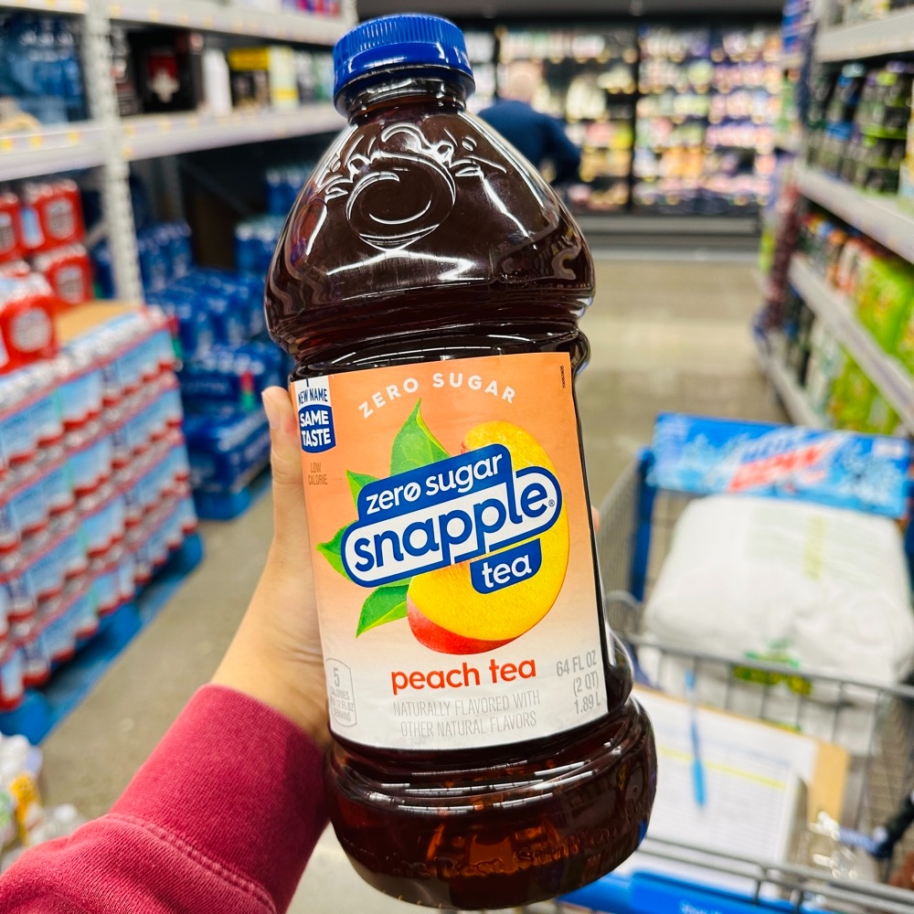 스내플 무설탕 복숭아티 스위트티 미국 아이스티 대용량 1.89l | 크로켓